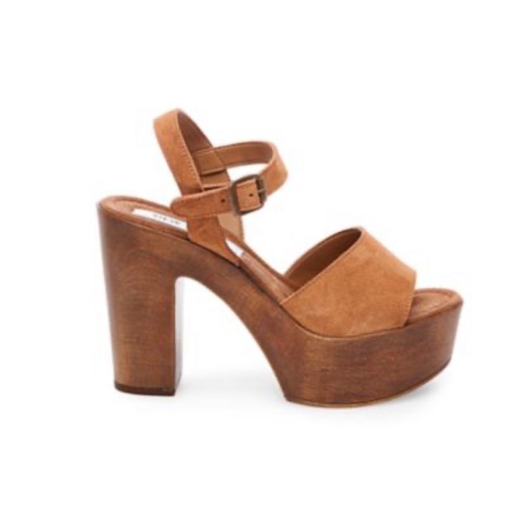 STEVE MADDEN NWOT LULLA CHESTNUT SUEDE